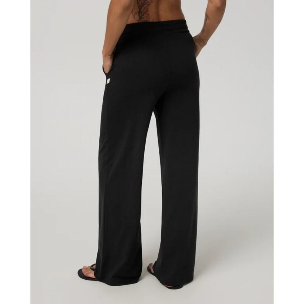 Vuori Halo Essential Wide Leg Pant Size M Black Performance Pants - Picture 7 of 11